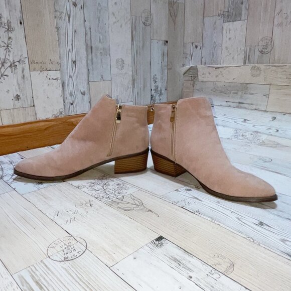 Guilty Soles Taylor Ankle Booties in Blush - Picture 2 of 6